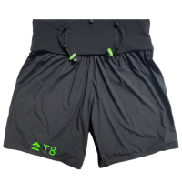 T8 - Ultra Sherpa Shorts Black - Unisex